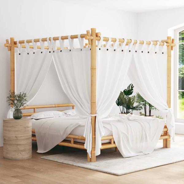 ARDEBO.de - Himmelbett 180x200 cm Bambus