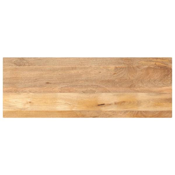 ARDEBO.de - Tischplatte 140x50x2,5 cm Rechteckig Massivholz Mango
