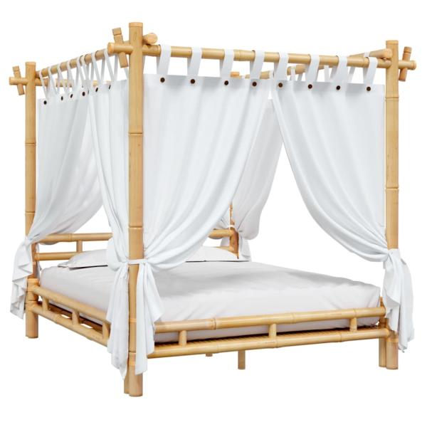 Himmelbett 160x200 cm Bambus