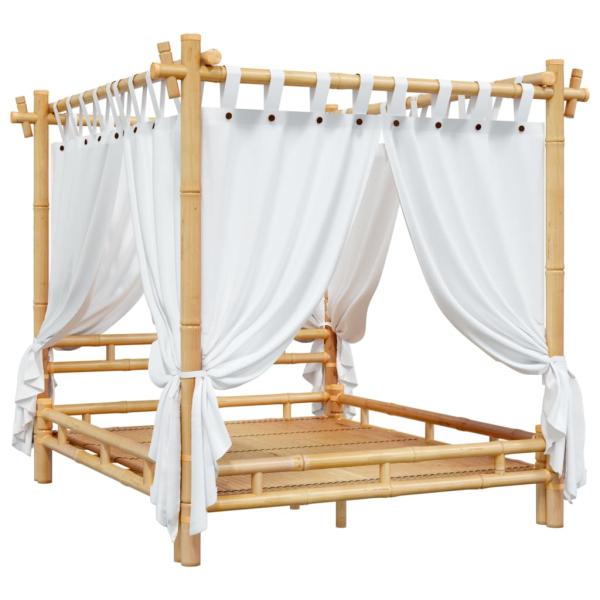 Himmelbett 160x200 cm Bambus