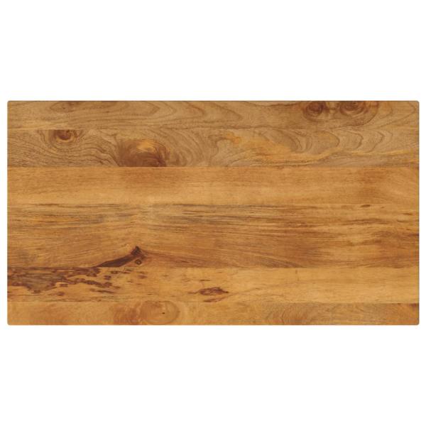 ARDEBO.de - Tischplatte 100x50x3,8 cm Rechteckig Massivholz Mango