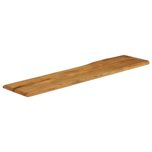 Tischplatte mit Baumkante 160x40x2,5 cm Massivholz Mango