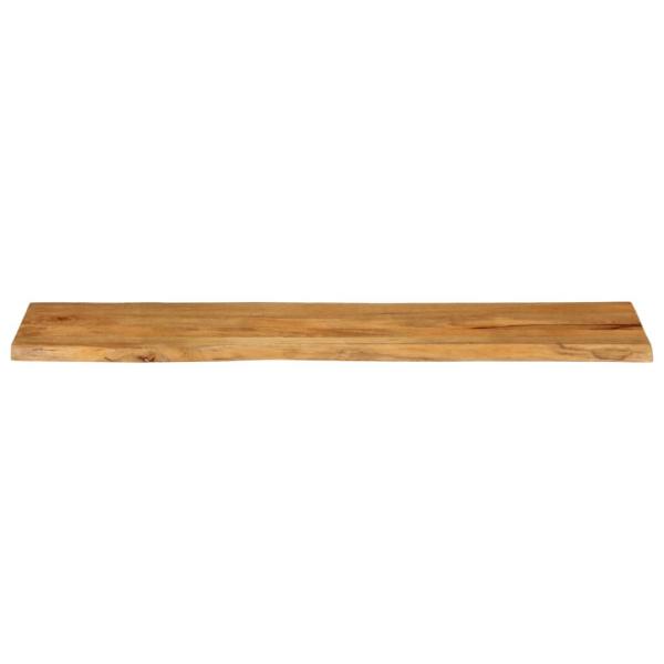 Tischplatte mit Baumkante 160x40x2,5 cm Massivholz Mango