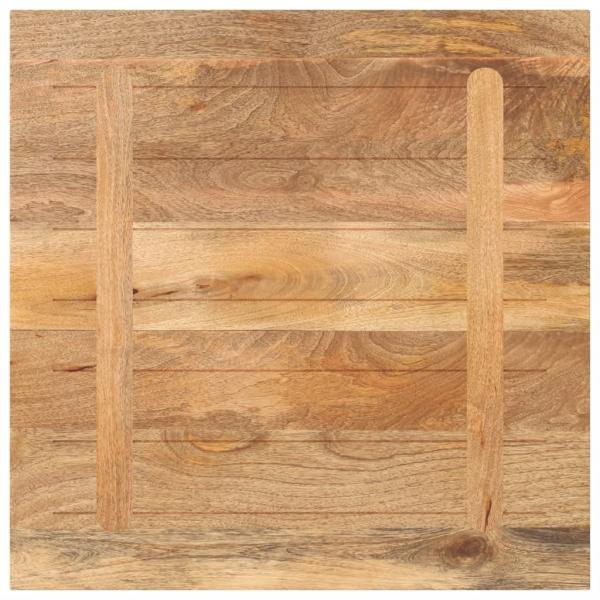 ARDEBO.de - Tischplatte 70x70x2,5 cm Quadratisch Massivholz Mango