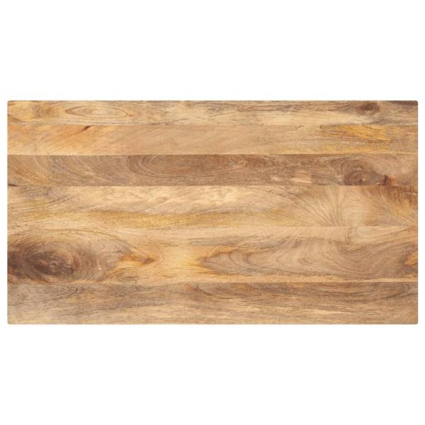 ARDEBO.de - Tischplatte 120x70x3,8 cm Rechteckig Massivholz Mango