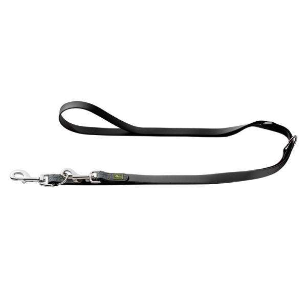 Hunter verstellbare Führleine Convenience 20mm/200cm schwarz 