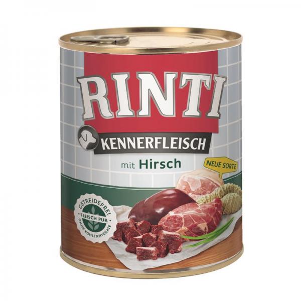 ARDEBO.de Rinti Dose Kennerfleisch Hirsch 800 g