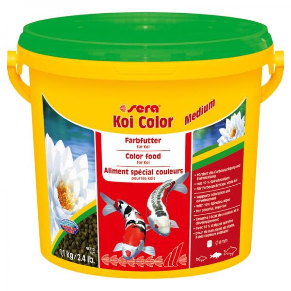 ARDEBO.de sera Koi Color Nature Medium 3800 ml / 1,3 kg