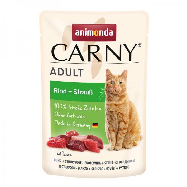 ARDEBO.de Animonda Cat Carny Adult Rind & Strauß 85g