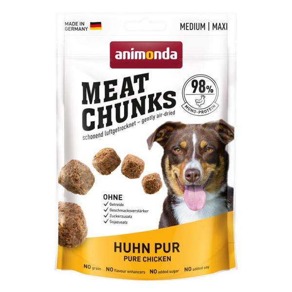 ARDEBO.de Animonda Dog Snack Meat Chunks Huhn pur Medium/Maxi 80g