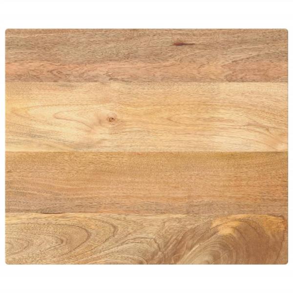 ARDEBO.de - Tischplatte 60x50x2,5 cm Rechteckig Massivholz Mango