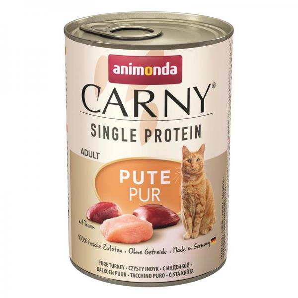 ARDEBO.de Animonda Cat Carny Adult Single Protein Pute pur 400g