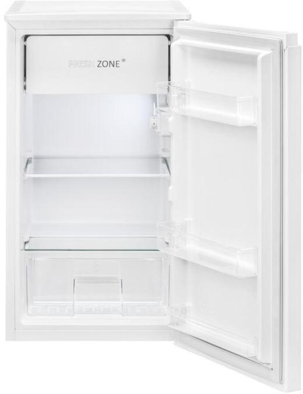 Bomann KS 7254 Stand Kühlschrank, 45 cm breit, 91 L, LED Innenraumbeleuchtung, stufenlose Temperaturregelung, weiß