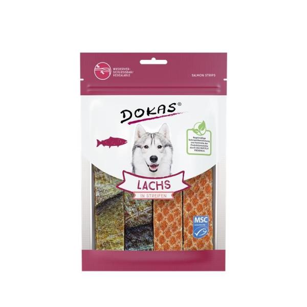 ARDEBO.de Dokas Dog Lachs in Streifen100 g