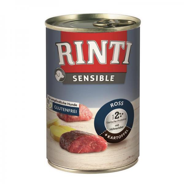 ARDEBO.de Rinti Dose Sensible Ross, Hühnerleber & Kartoffel 400 g