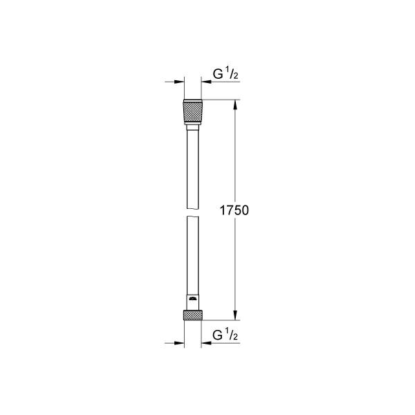 GROHE Silverflex Brauseschlauch, 1750 mm, warm sunset (28388DA0)