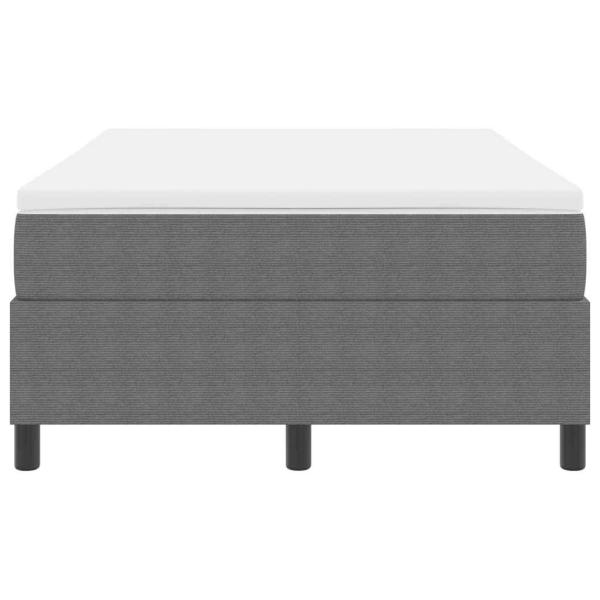 Boxspringbett mit Matratze Hellgrau Klein-Doppel Cordstoff