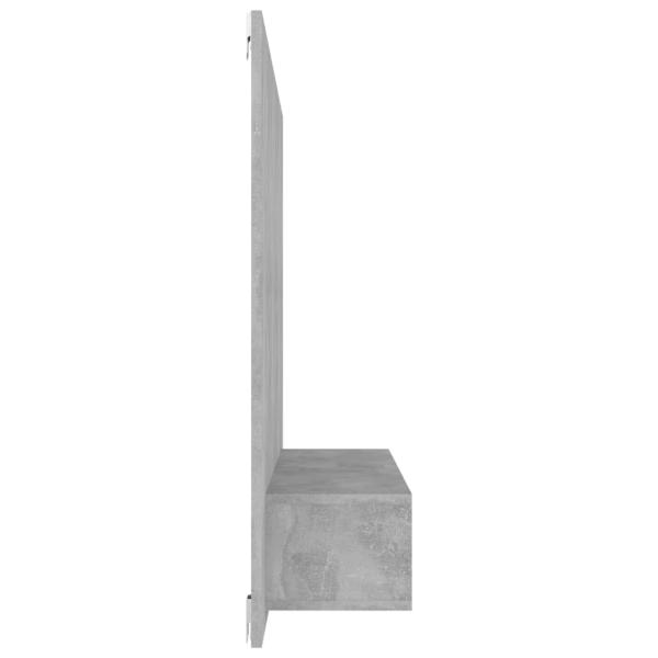 TV-Wandschrank Betongrau 120x23,5x90 cm Holzwerkstoff