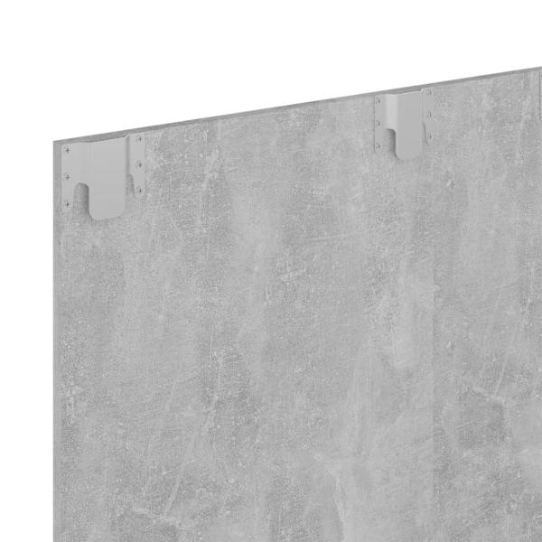 TV-Wandschrank Betongrau 120x23,5x90 cm Holzwerkstoff