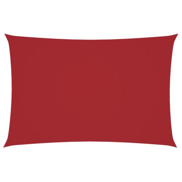 Sonnensegel Oxford-Gewebe Rechteckig 2x4 m Rot