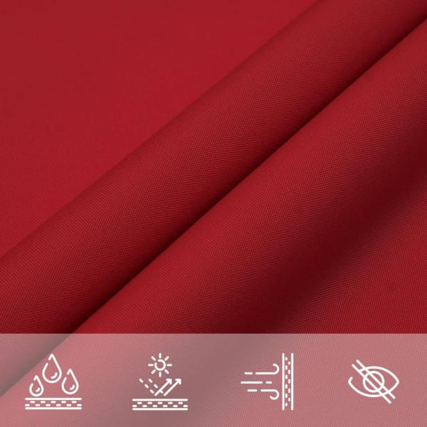 Sonnensegel Oxford-Gewebe Rechteckig 2x2,5 m Rot