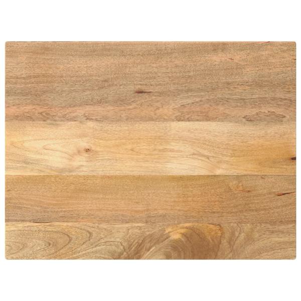 ARDEBO.de - Tischplatte 80x50x2,5 cm Rechteckig Massivholz Mango