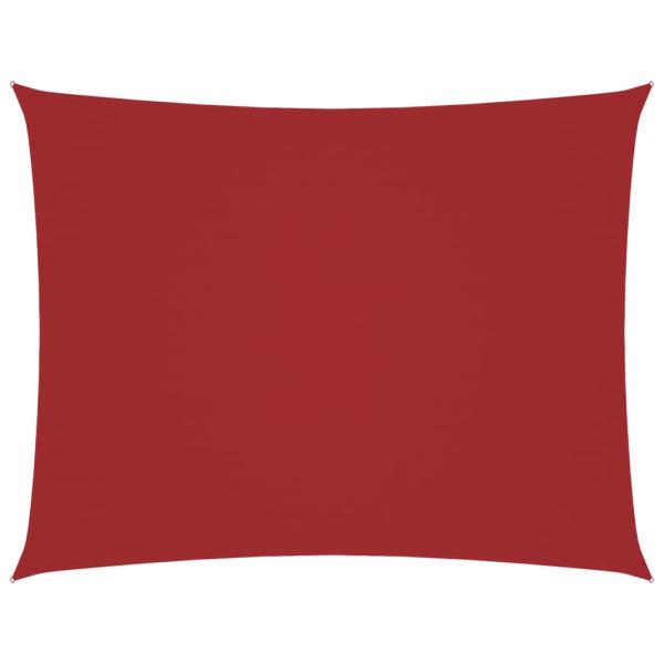 Sonnensegel Oxford-Gewebe Rechteckig 3,5x5 m Rot