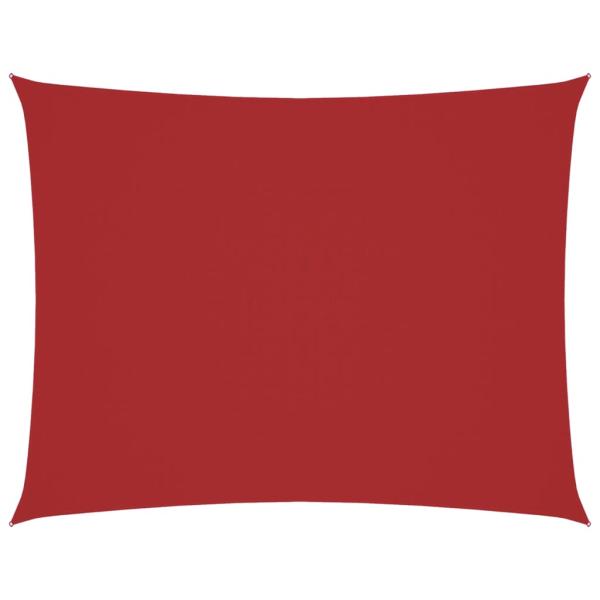 Sonnensegel Oxford-Gewebe Rechteckig 2x3,5 m Rot