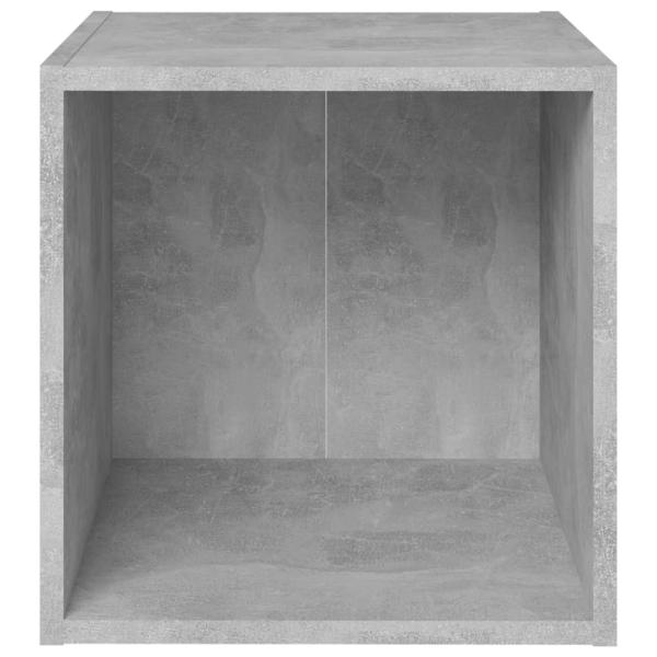 8-tlg. TV-Schrank-Set Betongrau Holzwerkstoff