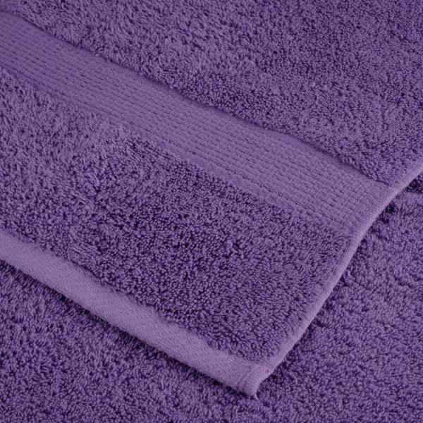 8 tlg. Premium-Handtuch-Set SOLUND Lila 600 g/m²