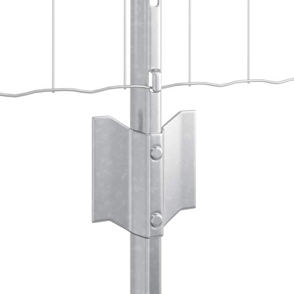 Gartenzaun Set 2er Set Verzinkter Stahl 10 x 0.8 m Langlebig