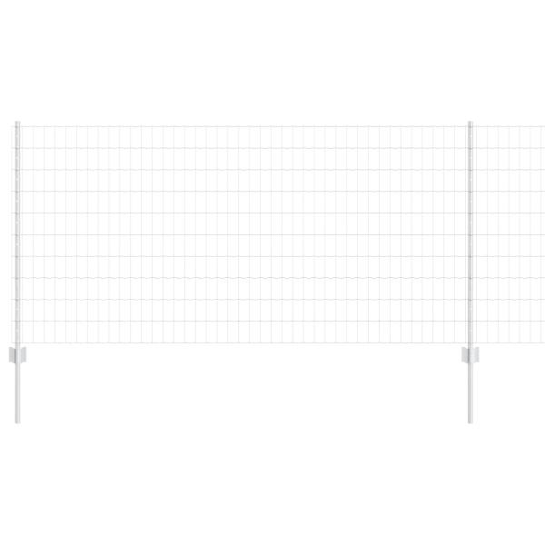 ARDEBO.de - Gartenzaun Set Set von 2 Feuerverzinkter Stahl 10 x 1 m Langlebig