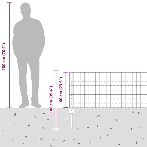 Gartenzaun Set 3er Set Verzinkter Stahl Groß Langlebig
