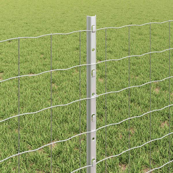 Gartenzaun Set 3er Set Verzinkter Stahl Groß Langlebig