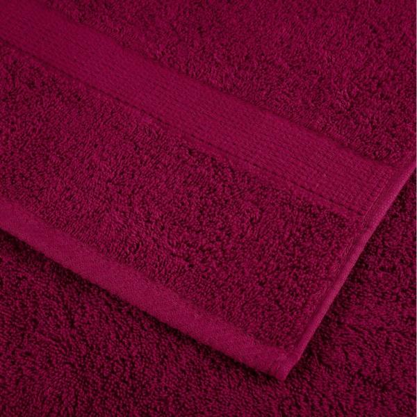 12 tlg. Premium-Handtuch-Set SOLUND Bordeaux 600 g/m²