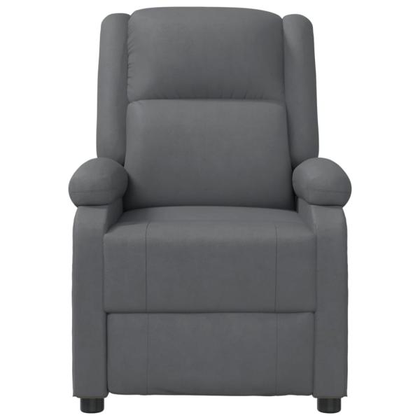 Relaxsessel Grau Kunstleder