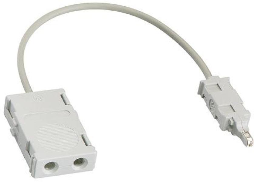 ARDEBO.de Rutenbeck (2903220) AsLe LSA Prüfschnur mit Prüfstecker, für Anschlussleisten LSA, 2-polig mit 2 Buchsen