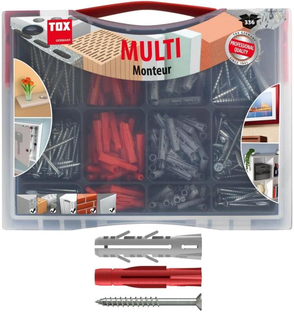 ARDEBO.de TOX Monteur Multi Sortiment Allzweck- und Spreizdübel (094901021)