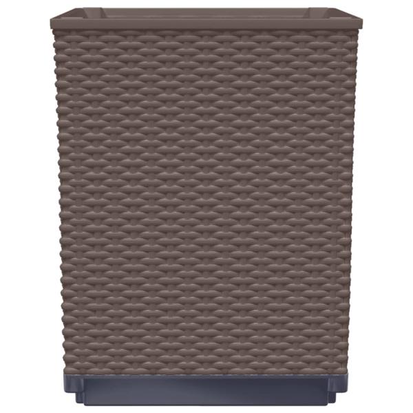 Pflanzkübel 4 Stk. Braun 30x30x37 cm Polypropylen