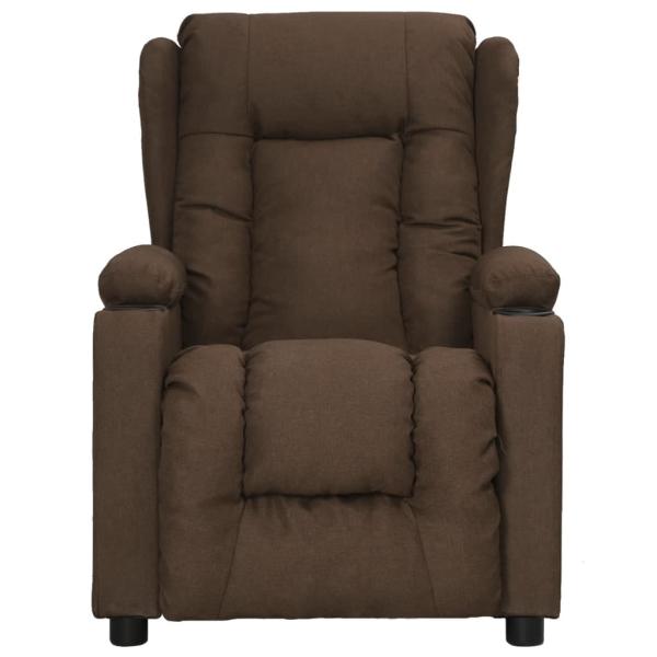 Massagesessel Braun Stoff