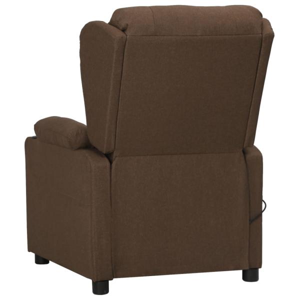 Massagesessel Braun Stoff