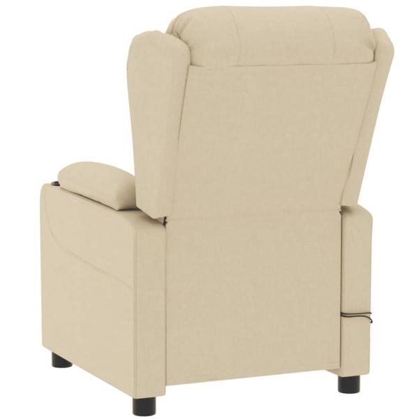 Massagesessel Elektrisch Creme Stoff
