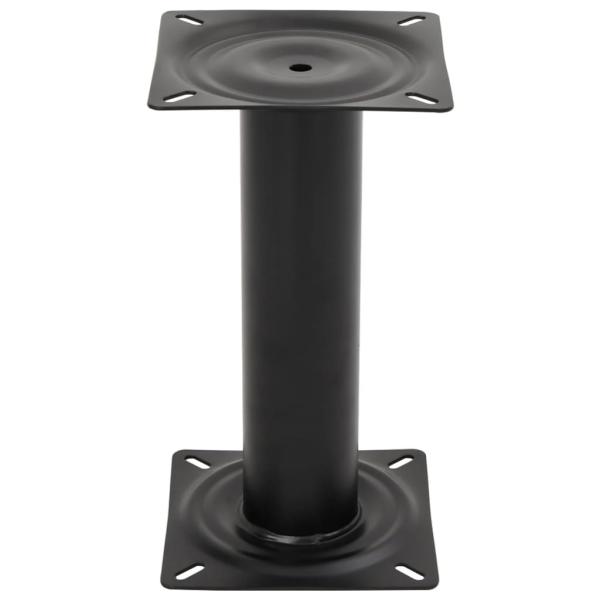 Stuhlfuß für Bootssitz Schwarz 33 cm Stahl