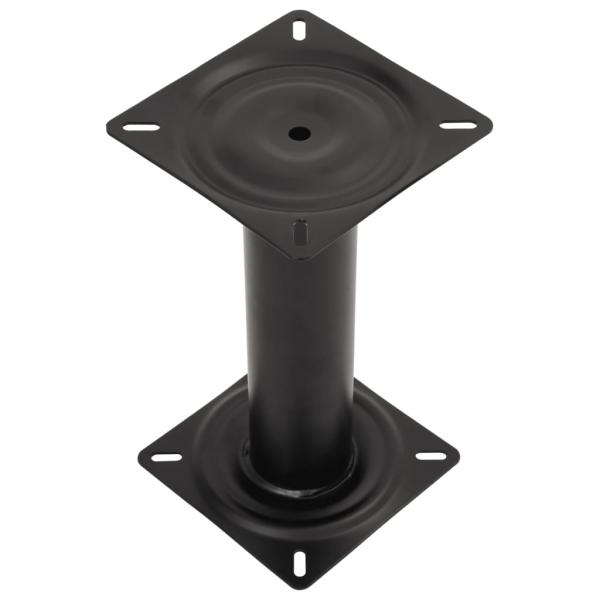 Stuhlfuß für Bootssitz Schwarz 33 cm Stahl