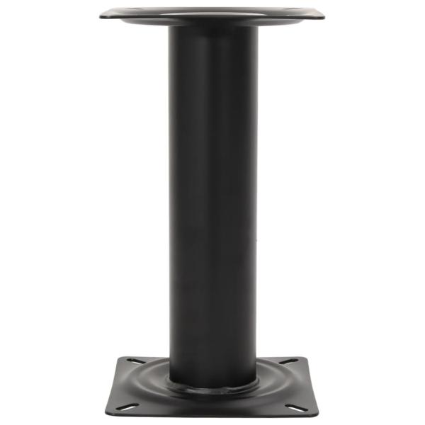 Stuhlfuß für Bootssitz Schwarz 33 cm Stahl