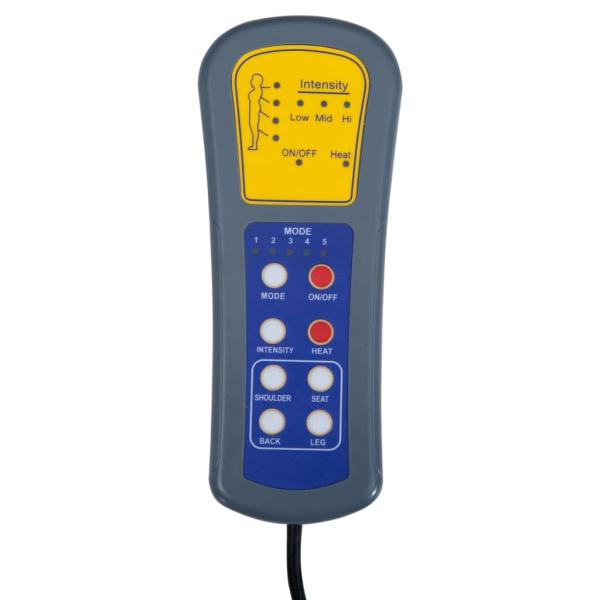 Massagesessel Elektrisch Braun Stoff