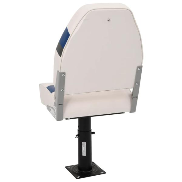 ARDEBO.de - 2-tlg. Bootssitz-Set Klappbar Hohe Rückenlehne