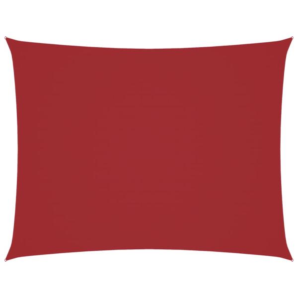 Sonnensegel Oxford-Gewebe Rechteckig 3x4 m Rot