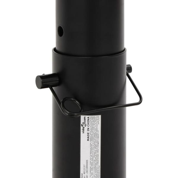 Stuhlfuß für Bootssitz Verstellbar 28-45,5 cm Stahl