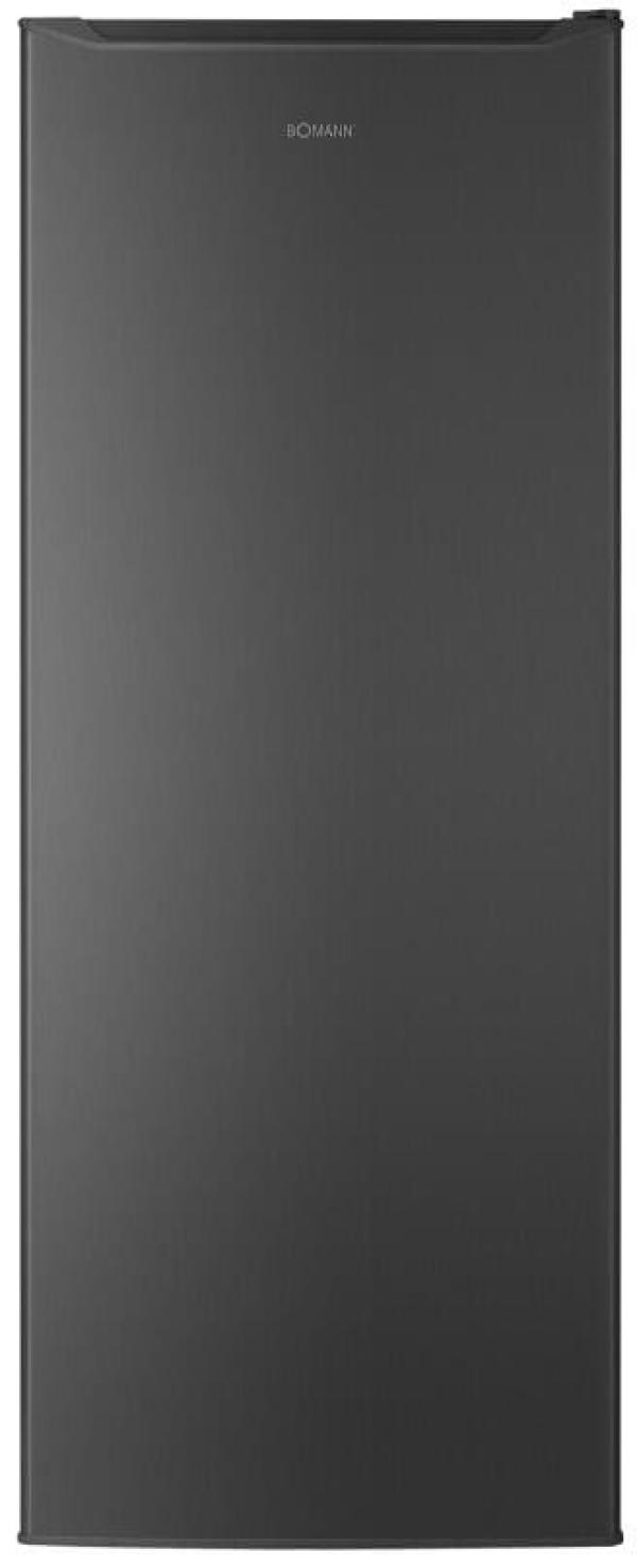 ARDEBO.de Bomann GS 7364 Stand Gefrierschrank, 54,5 cm breit, 168 L, 4 Gefrierschubladen, 1 Gefriertablett, dunkle Edelstahloptik (773641)